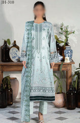 Johra Parwaaz Embroidered Printed Lawn Collection 2024 JH 310