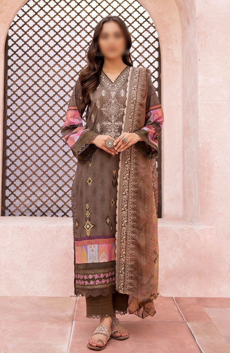 Johra Mehtab Embroidered Printed Lawn Collection 2024 JH 499