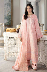 Johra Nasheman Embroidered Banarsi Jacquard Lawn Collection 2024 JH 530