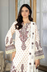 Johra Nasheman Embroidered Banarsi Jacquard Lawn Collection 2024 JH 533