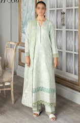 Johra Nasheman Embroidered Banarsi Jacquard Lawn Collection 2024 JH 536