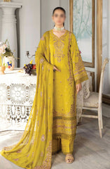 Johra Nasheman Embroidered Banarsi Jacquard Lawn Collection 2024 JH 537