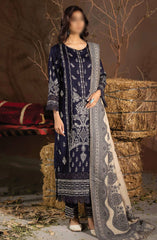 Johra Emerald Embroidered Winter Collection D-639