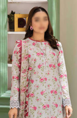 Johra Maneli Embroidered Printed Chikankari Lawn Collection 2024 D-954