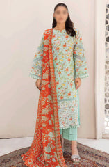 Johra Maneli Embroidered Printed Chikankari Lawn Collection 2024 D-961