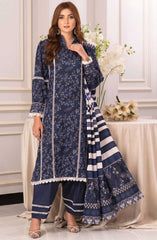 Lara by Johra Unstitched Lawn Summer Collection 2025 D-992