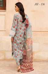 Rozina by Johra Unstitched Lawn Summer Collection 2025 D-136