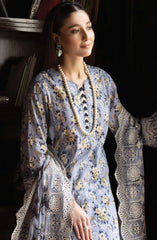 Johra Zargona Embroidered Printed Lawn Collection 2025 D-203