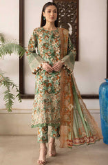 Johra Zargona Embroidered Printed Lawn Collection 2025 D-208