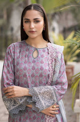 Johra Zargona Embroidered Printed Lawn Collection 2025 D-210