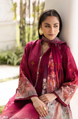 Ushna by Johra Unstitched Lawn Summer Collection 2025 D-217