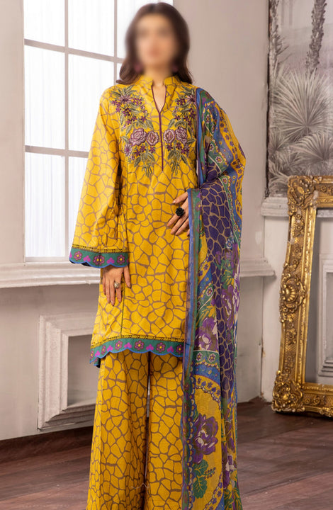 Johra Aatish Embroidered Printed Lawn Collection 2024 JH-375