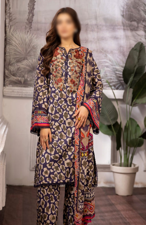 Johra Aatish Embroidered Printed Lawn Collection 2024 JH-378