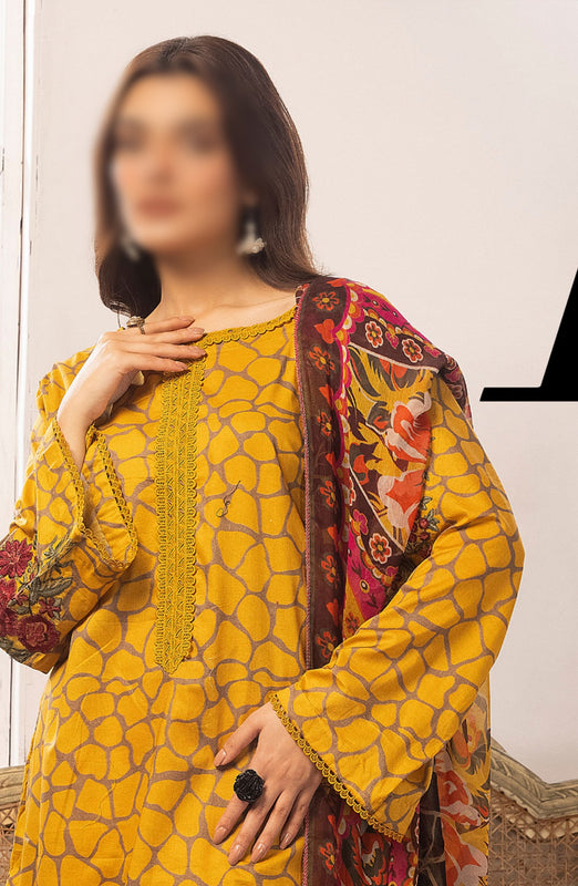 Johra Aatish Embroidered Printed Lawn Collection 2024 JH-381
