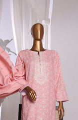 HZ Khaddar Embroidered Shirt with Dyed Karandi Shawl Collection D-67