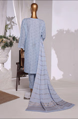 HZ Khaddar Embroidered Shirt with Dyed Karandi Shawl Collection D-68