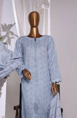 HZ Khaddar Embroidered Shirt with Dyed Karandi Shawl Collection D-68