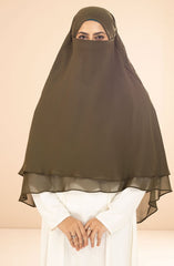 Black Camels Khimar Hijab Collection KH - 02