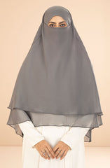 Black Camels Khimar Hijab Collection KH - 03