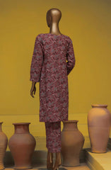 HZ Basics Printed Khaddar Co Ords RTW Vol 02 D-910 DUSTY PINK