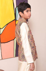 Real Image Kids Waist Coat and Prince Coat  Collection 2024 D-KW 123