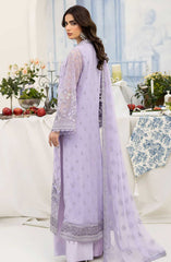 Lamisah Luxury Chiffon Unstitched Collection By Lavish Premium D-10 Kashni