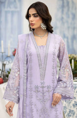 Lamisah Luxury Chiffon Unstitched Collection By Lavish Premium D-10 Kashni