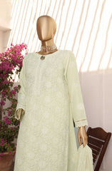 HZ Lucknowi Chikankari Embroidered Collection D-09