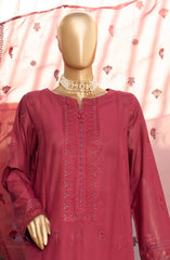 HZ Lucknowi Chikankari Embroidered Collection D-12