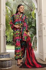 Nazmina Floret Luxury Swiss Lawn Collection D-06 Ebullience