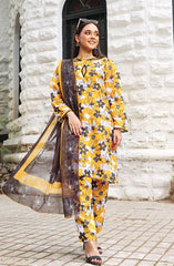 Nazmina Floret Luxury Swiss Lawn Collection D-09 Epiphany