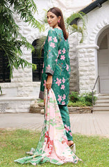 Nazmina Floret Luxury Swiss Lawn Collection D-11 Aurora