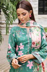 Nazmina Floret Luxury Swiss Lawn Collection D-11 Aurora