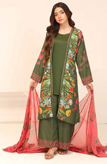 Nazmina Floret Luxury Swiss Lawn Collection D-16 Sapphire Whisper