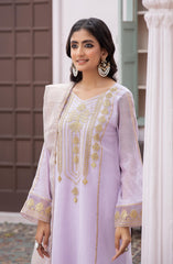 LA Rosa Luxury Pret 3Pc Collection D-01 Lilac