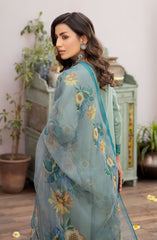 LA Rosa Embroidered Pret 3Pc Collection D-02 Juniper