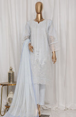 Bin Saeed Luxury Plain Cotton Embroidered 3 PC Collection Vol 3 D-140 B