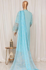 Bin Saeed Luxury Plain Cotton Embroidered 3 PC Collection Vol 3 D-142 B