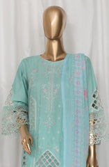 Bin Saeed Luxury Plain Cotton Embroidered 3 PC Collection Vol 3 D-149 C