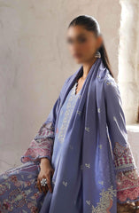 Qalamkar Qlinekari Winter Linen Unstitched Collection 2024 D-9  LORNA