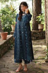 Qalamkar Qlinekari Winter Linen Unstitched Collection 2024 D-10 TULA