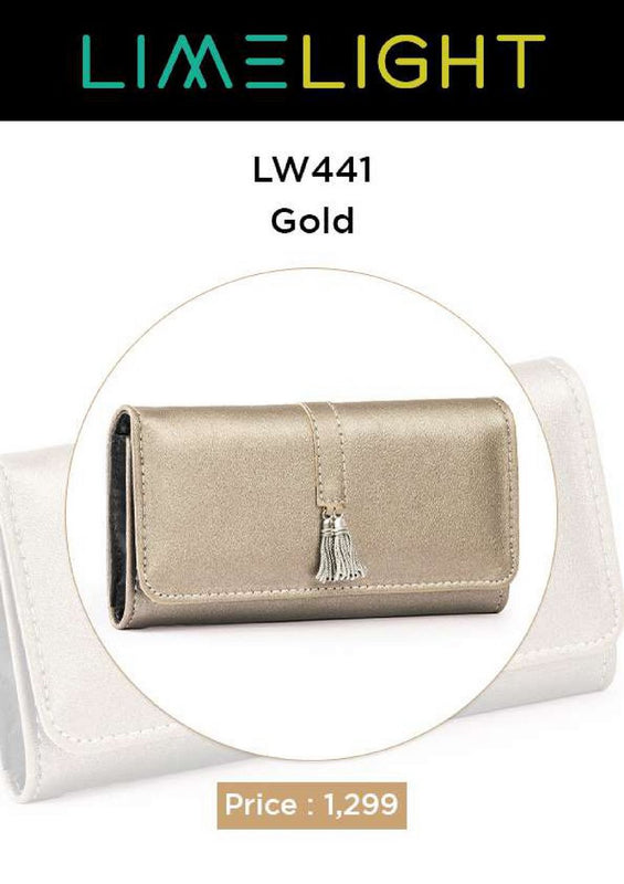 Lime Light Exclusive Wallet Collection LW 441 Gold