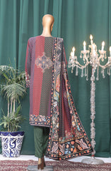 HZ Linen Wintry Digital Printed Collection Vol 02 D-1135