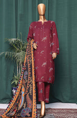 HZ Linen Wintry Digital Printed Collection Vol 02 D-1139