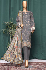 HZ Linen Wintry Digital Printed Collection Vol 02 D-1143