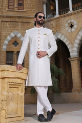 TGM Sherwani Collection Luminous White