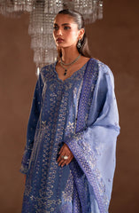 Emaan Adeel Selene Unstitched Raw Silk Collection D-06 Lunelle