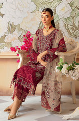 Ramsha Minhal Organza Collection Vol 12 D-1201