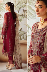 Ramsha Minhal Organza Collection Vol 12 D-1201