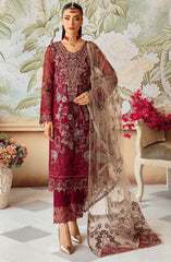 Ramsha Minhal Organza Collection Vol 12 D-1201